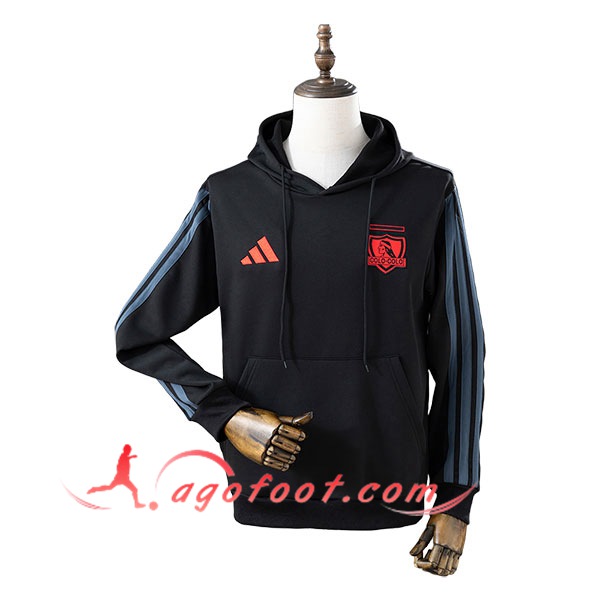 Sweatshirt Training Capuche Colo-Colo Noir/Bleu 2026/2027