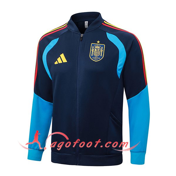 Veste Foot Espagne Bleu Royal 2026/2027