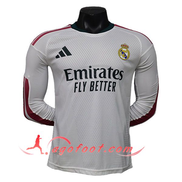 Maillot de Foot Real Madrid Domicile Manches Longues 2026/2027