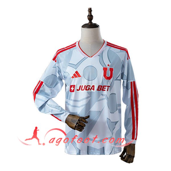 Maillot de Foot Universidad de Chile Manches Longues Special Edition Blanc 2026/2027