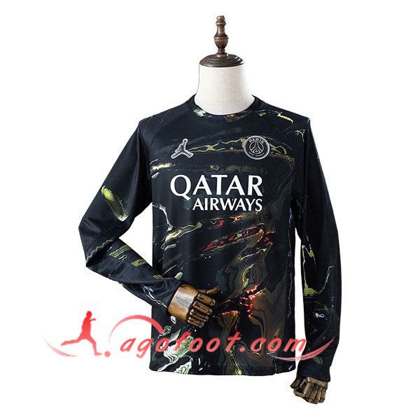 Maillot de Foot PSG Manches Longues Special Edition Noir 2025/2026