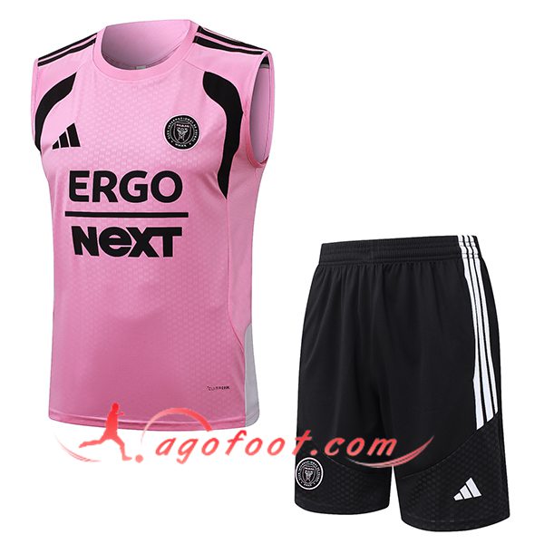 Ensemble Training Debardeurs Inter Miami CF Rose/Noir 2026/2027
