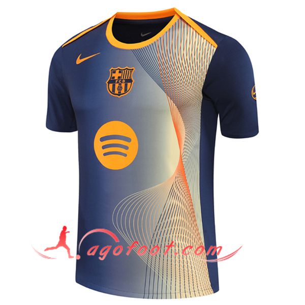 Training T-Shirt FC Barcelone Bleu/Jaune 2025/2026