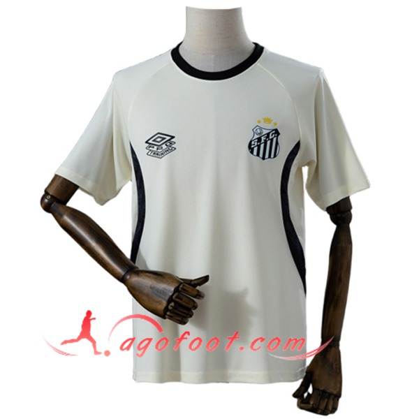 Training T-Shirt Santos Blanc/Noir 2026/2027