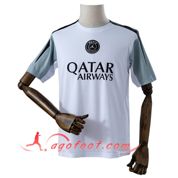 Training T-Shirt PSG Blanc/Gris 2026/2027