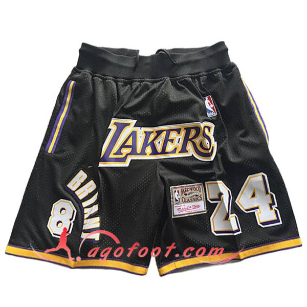 Shorts NBA Los Angeles Lakers 2026/27 Noir/Jaune