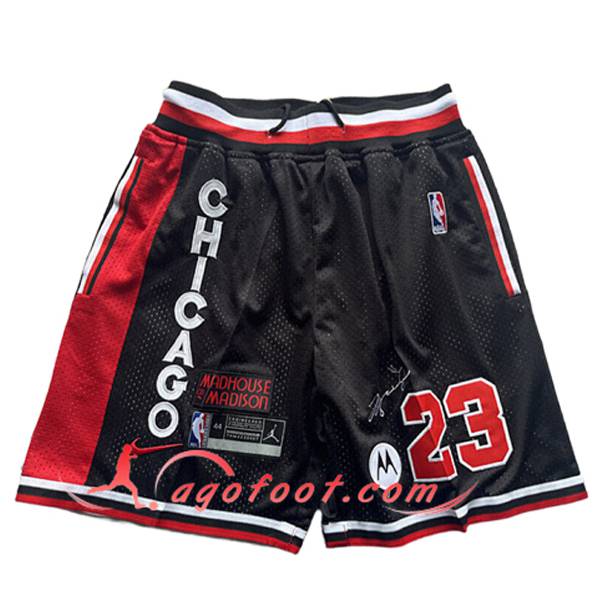 Shorts NBA Chicago Bulls 2026/27 Noir/Rouge