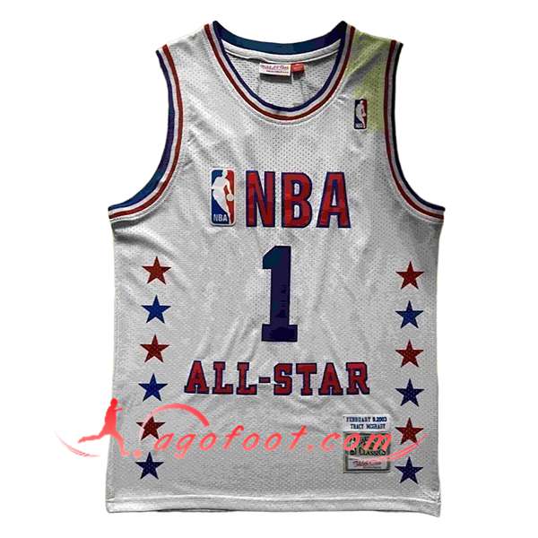 Maillot American All-Star (McGRADY #1) 2026/27 Blanc/Rouge