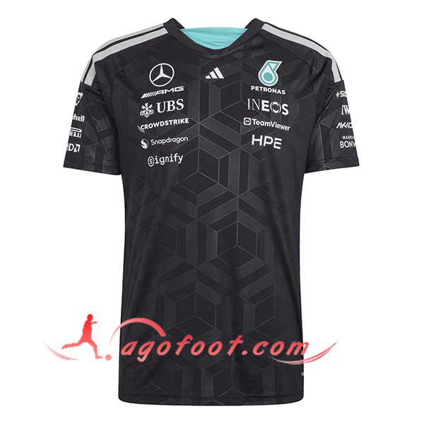 T-Shirt F1 Mercedes Benz Team Noir 2026
