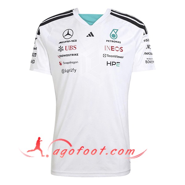 T-Shirt F1 Mercedes Benz Team Blanc 2026