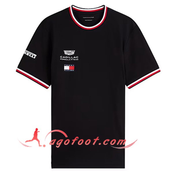 T-Shirt F1 Cadillac Team Noir 2026