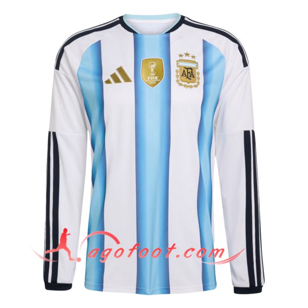 Nouveau Maillot Equipe Foot Argentine Domicile Manches Longues 2026/2027