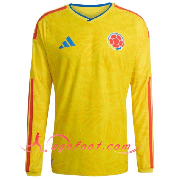 Nouveau Maillot Equipe Foot Colombie Domicile Manches Longues 2026/2027