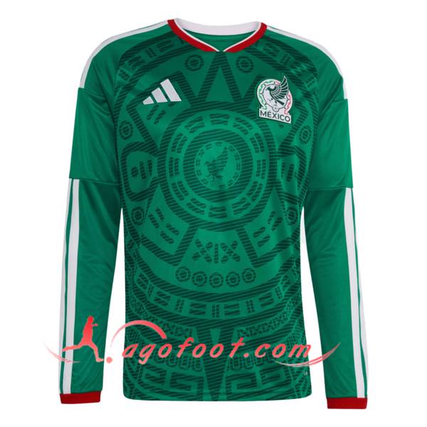 Nouveau Maillot Equipe Foot Mexique Domicile Manches Longues 2026/2027