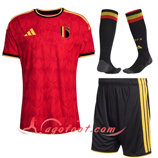 Ensemble Maillot Belgique Domicile (Short + Chaussettes) 2026/2027