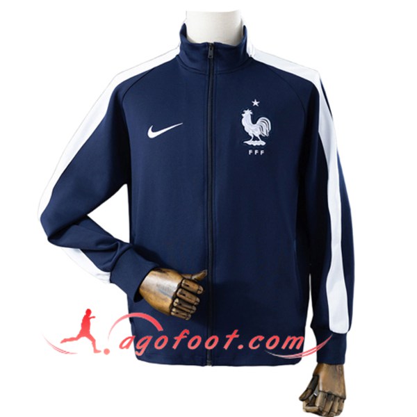 Veste Foot France Bleu Royal 2026/2027