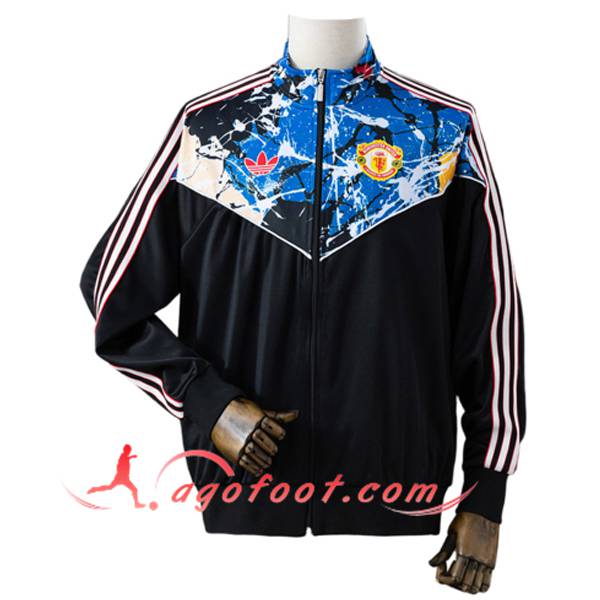 Veste Foot Manchester United Noir/Bleu/Blanc 2026/2027