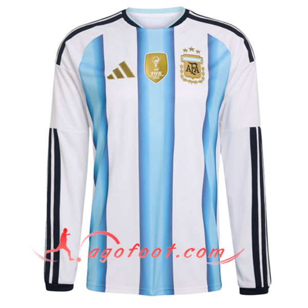Nouveau Maillot Equipe Foot Argentine Domicile Manches Longues Coupe Du Monde 2026