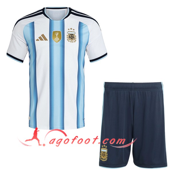 Ensemble Maillot Argentine Domicile + Short Coupe Du Monde 2026
