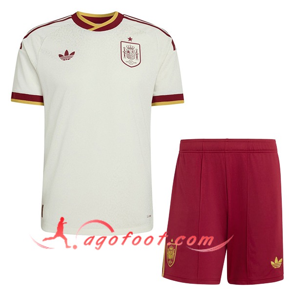 Ensemble Maillot Espagne Exterieur + Short Coupe Du Monde 2026