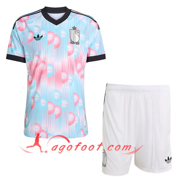 Nouveau Maillot Equipe Foot Belgique Enfant Exterieur Coupe Du Monde 2026