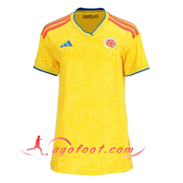 Nouveau Maillot Equipe Foot Colombie Femme Domicile Coupe Du Monde 2026